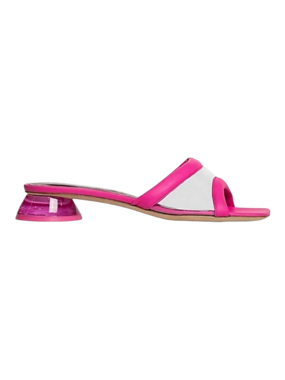 NWOB STAUD Bougainvillea Simone Clear Mules